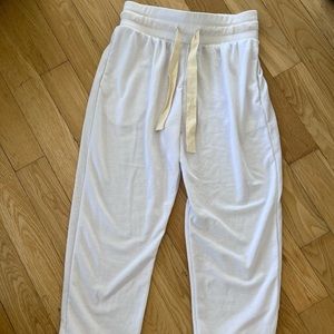 White Joggers